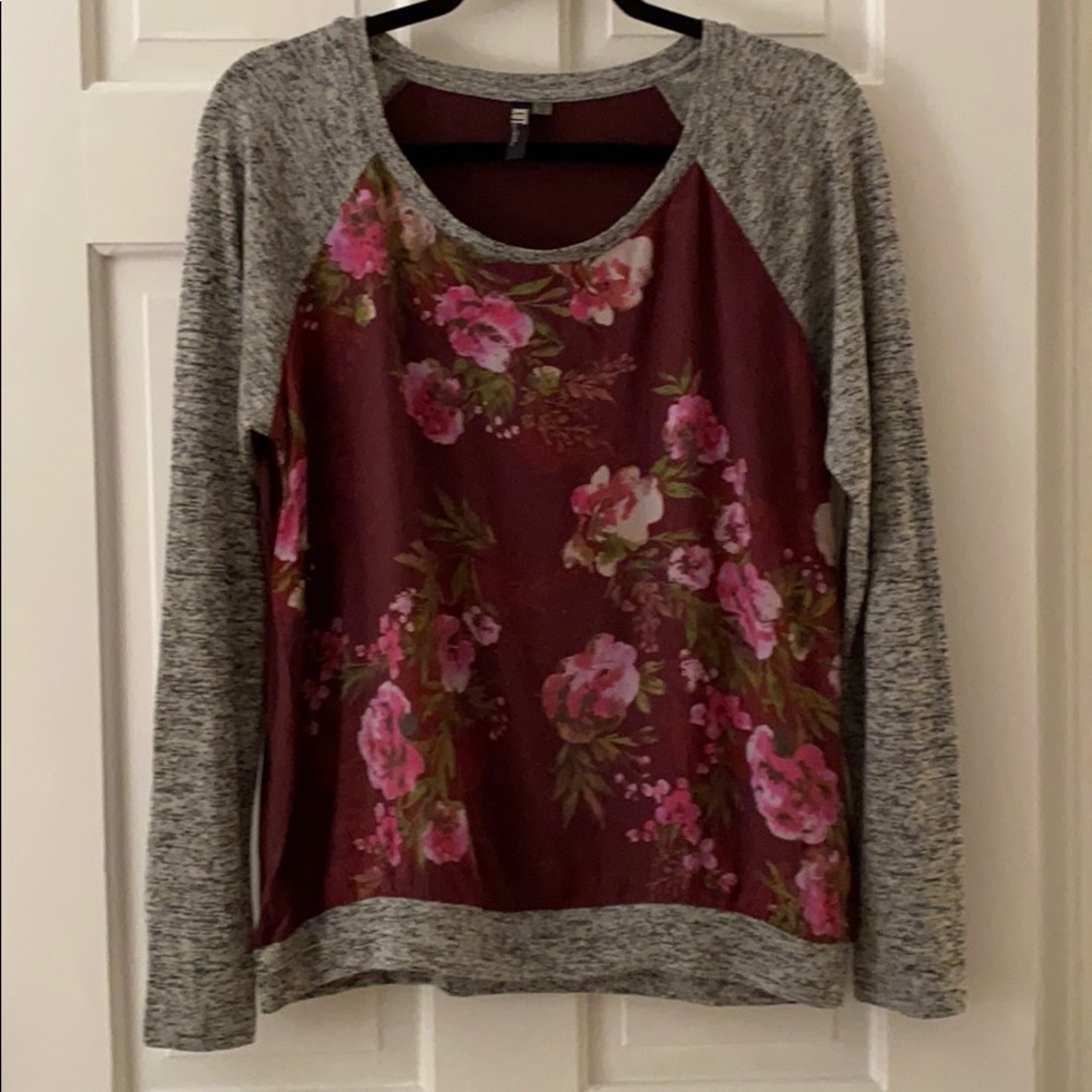 Floral print top